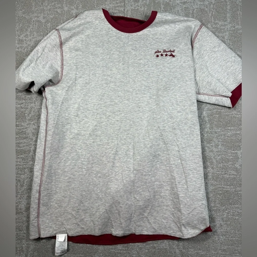 Vintage Nike Y2K NWT Reversible Baseball T-Shirt Size Large - Picture 7 of 7
